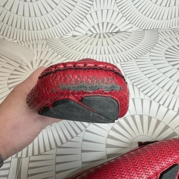 MENS RED GUESS ADLER‎ LOAFERS - Picture 4 of 8